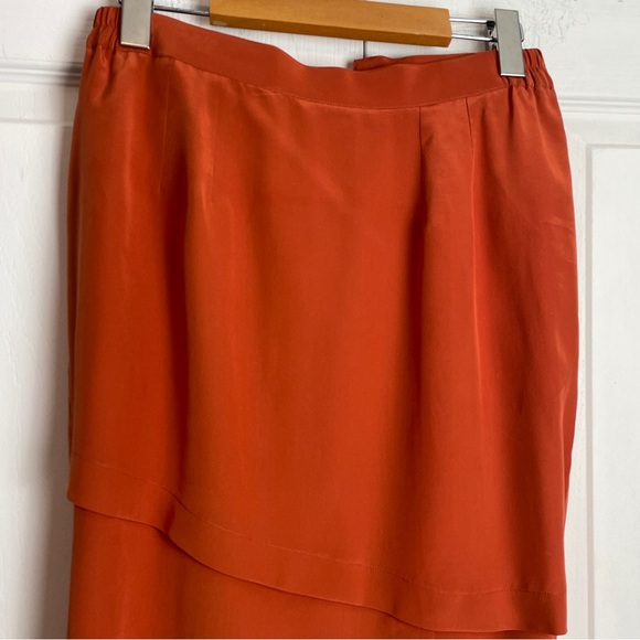 Silk Tiered Skirt EDDIE LAU - Picture 3 of 12